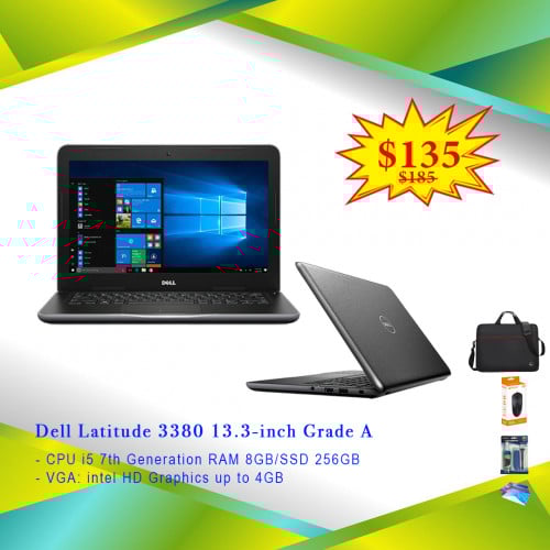 Dell Latitude 3380 13.3-inch Core i5 7th RAM 8GB SSDD 256GB