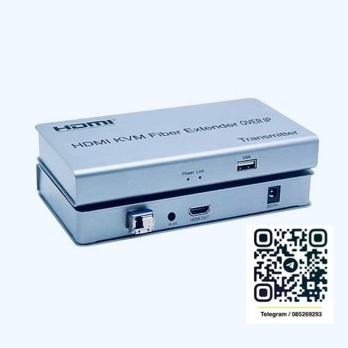 HDMi KVM Fiber Extender Over IP (Fiber LC port) 20Km