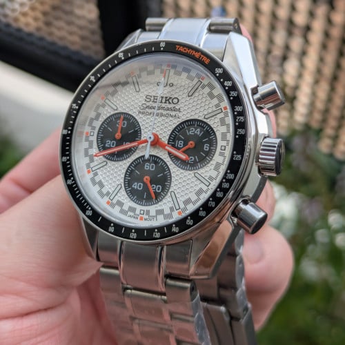 Seiko mod watch, 39.7mm case, Original Seiko VK63 Movement