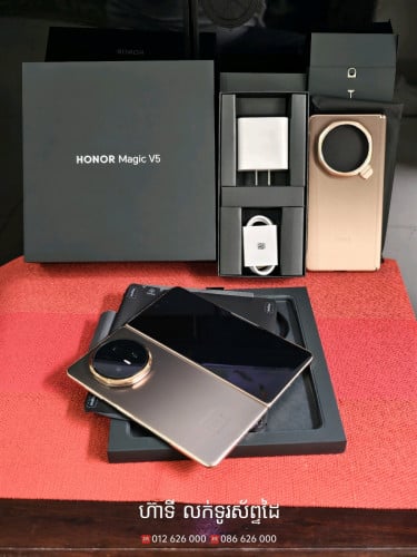 Honor Magic V5 ស្អាតដូចថ្មី មានធានា១០ខែ