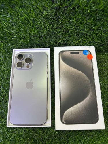 IPhone 15 pro max 512G ZA 99% មានប្រអប់
