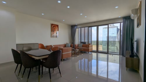 Penthouse 4BR For Rent- The Peak Residence, Koh Pich