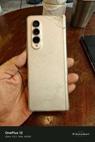 Z Fold3 12g256gឆ្នូតអេក្រង់ក្រៅក