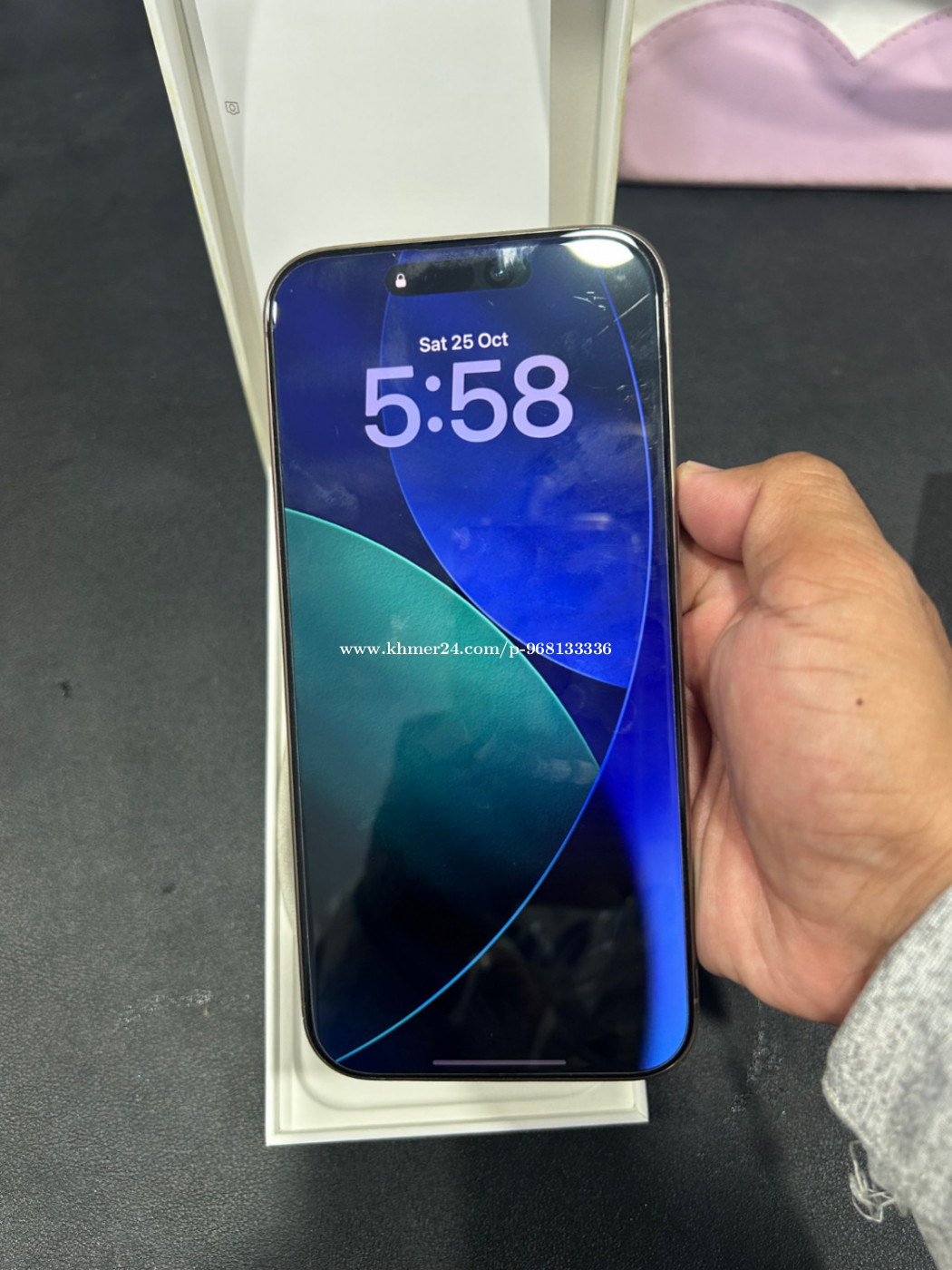 16 pro max ZA 256g ស្អាត99% ថ្ម91% price in