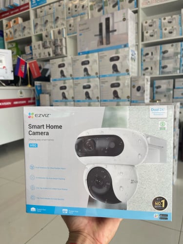 65$ Ezviz H90 Dual Lens 2K+2K free memory 64GB