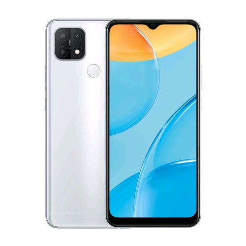 OPPO A15 ពណ៍ស ទន់ៗទេបងៗ