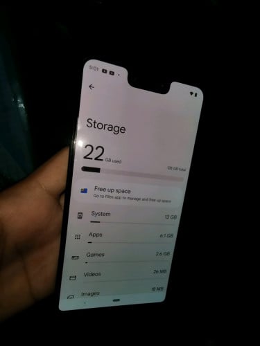 Pixel 3xl 128G ថាច់ស្ពឹក