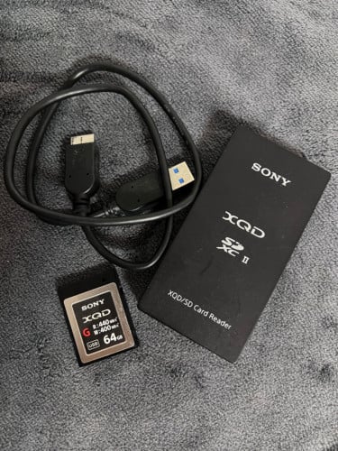 Sony XQD card 64GB (440MB/s) and Sony XQD Card Reader II