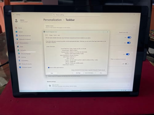 Microsoft Surface Pro 7 CPU i7-1165G7 2.8GHzRam :   16 GBSSD : 512 GBScreen 12.3” 2K Touch $488