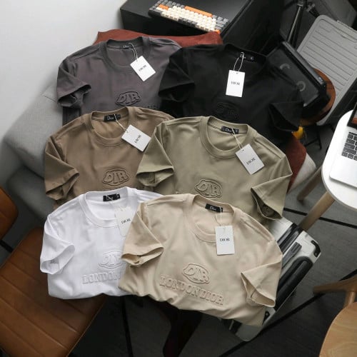 អាវយឺតដៃខ្លី កមូល ម៉ូតពណដូចរូប លេខ ទំហំ M l xl xxl 3xl