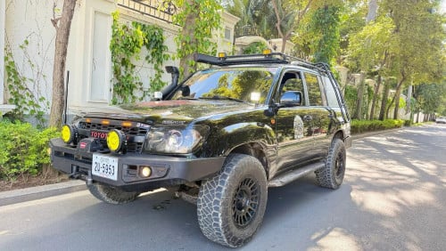 Land Cruiser 1998 ម៉ាស៊ូត ម៉ាសុីនធំ លេង OFF ORAD ហេីយបងៗ