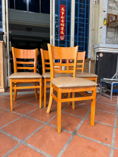 Wooden chairs