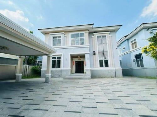 ផ្ទះវីឡាទោលម៉ូឌែន សម្រាប់លក់ | Villa For Sale In Borey Angkor Phnom Penh Sen Sok