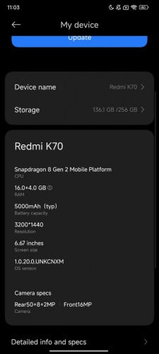 Redmi K70 150$ ចេចារបែកកញ្ចក់តែថាច់ធម្មតា