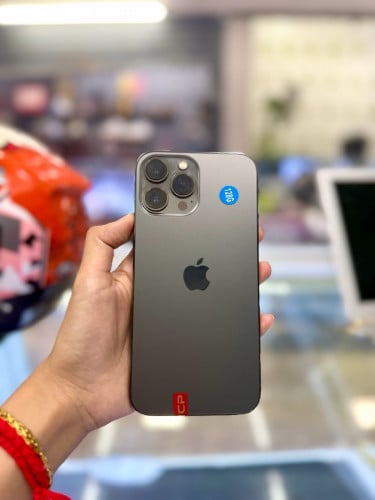 IPhone 13 Pro Max ទំហំផ្ទុក (128G) តួស្អាត 98.999% Model LLA Color Black