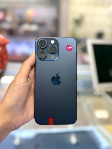 Iphone 15 Pro Max ទំហំផ្ទុក (256G) តួស្អាត 99.999% Model ZA