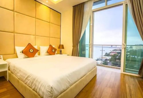 Mekong River view 4 bedroom For Rent