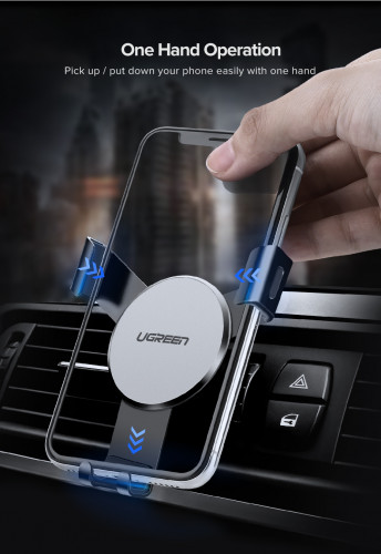 UGREEN Gravity Drive Air Vent Mount Phone Holder 40907