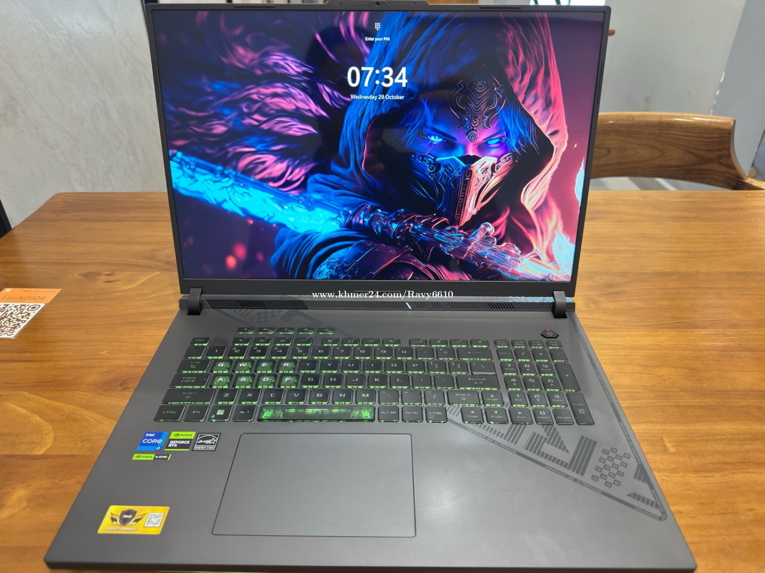 ASUS ROG STRIX G18 99% price $1050.00 in Stueng Mean chey 1, Mean Chey ...