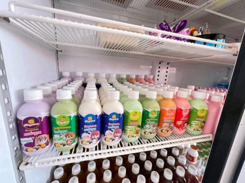 ទឹកដោះគោស្រស់សាច់ចាហួយខ្មែរ