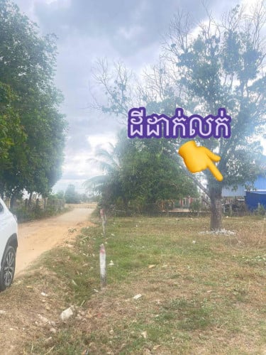 ដីដាក់លក់បន្ទាន់(#ចុះ700m ពី NR3)
