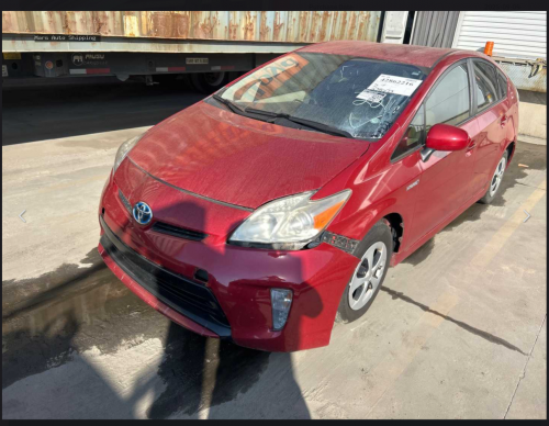 ឡានសាង Prius012 opt4 ពណ័ផ្កាកូលាប ក្នុងលឿងពូកស្បែកJBL