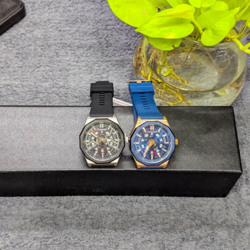 📍តម្លៃ 20$! នាឡិកាដៃ Brand Curren​ ប្រណិតសម្រាប់បុរស!