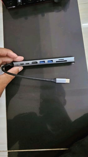 Adapter to type C រុន្ធបំបែក 8 in 1