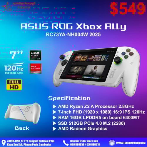 ASUS ROG Xbox Ally (2025) កាន់មួយដៃ ប៉ុន្តែថាមពលដូចកុំព្យូទ័រលេងហ្គេម! 🎮💪