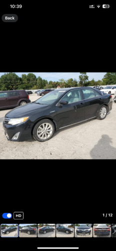 Camry hybrid XLE 2012