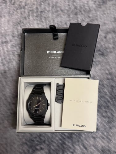 D1 Milano Ultra Thin Black 40mm