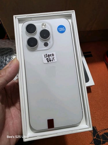 iPhone 15 Pro 128g ពណ៍ស