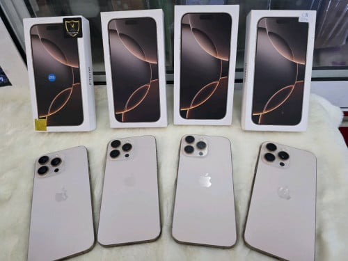 iPhone 16pro max 256G sim1/sim2 ស្អាត99% full set ធានាសុំនុំហ្សុីន