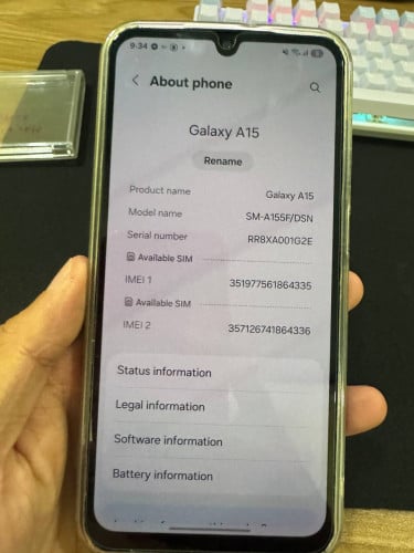 Samsung galaxy A15