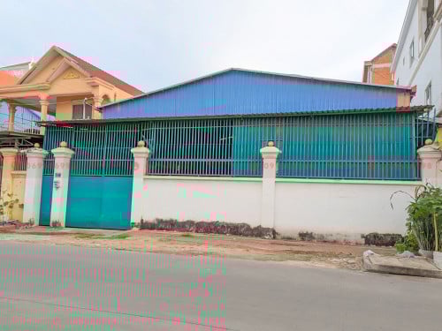 Warehouse For Lease Along A Business Road In Phnom Penh Thmey Area