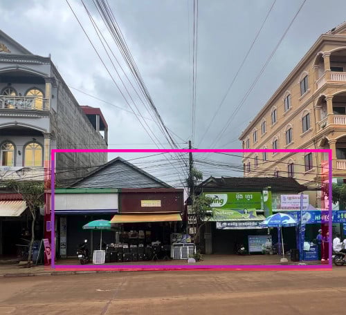 ដីលក់ក្បែរផ្សារក្រុងបានលុង លក់បន្ទាន់ ខេត្តរតនគិរី