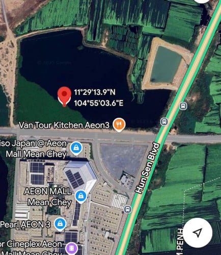 ដីលក់​ ទល់មុខផ្សារអុីអន៣​