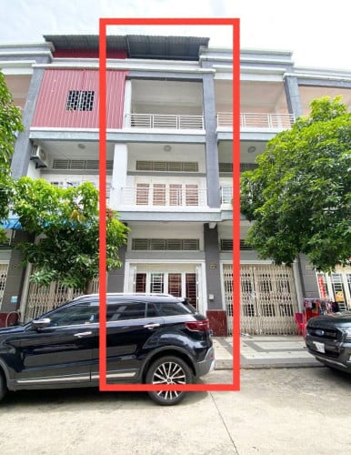 ផ្ទះល្វែងសម្រាប់ជួលនៅបុរី ពិភពថ្មី ជិតផ្សារអ៊ីអន2 (មានសម្ភារះ)