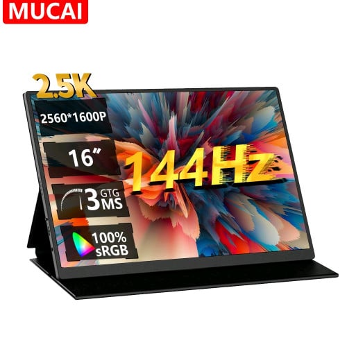 ចង់លក់ Portable monitor Mucai 2.5K resolution 144Hz អត់សូវប្រើចង់លក់វិញ