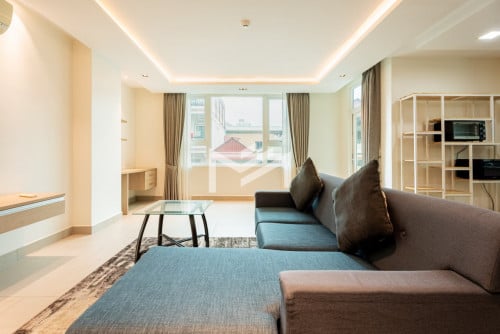 1BR Service Apt For Rent- Russian Market- Toul Toumpoung