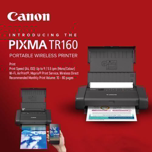 Canon PIXMA TR160 Wireless Portable Printer