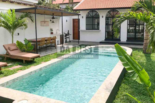 Dabest Properties: 3 Bedroom Villa with Private Pool For Rent in Siem Reap