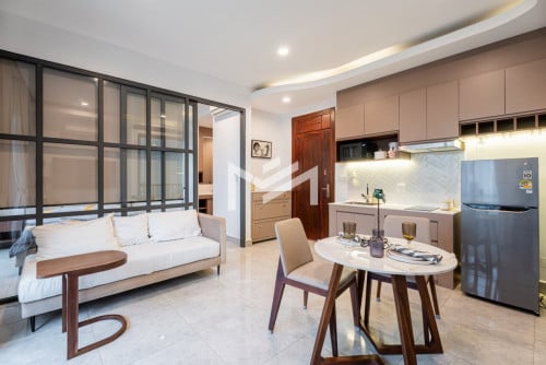 1BR Service Apt For Rent In Tunle Bassac, Aepn 1& Koh Pich