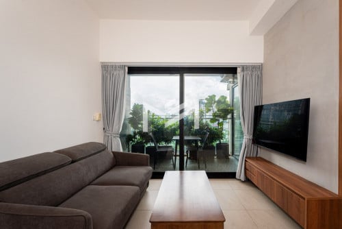 1BR Service Apt For Rent- Tunle Bassac, Independance Monument