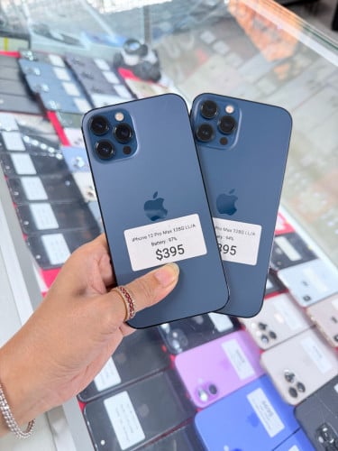 iPhone 12 Pro Max ​ 128G ​LL/A សំនុំ​ហ្ស៊ីន​ មួយទឹក​អាមេរិក​