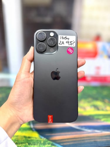 Iphone 16 Pro Max ទំហំផ្ទុក (256G) តួស្អាត 999.99% Model ZA