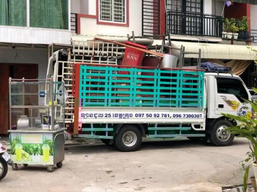 ឡានជួលដឹកឥវ៉ាន់រើផ្ទះ 25 ខេត្តក្រុង