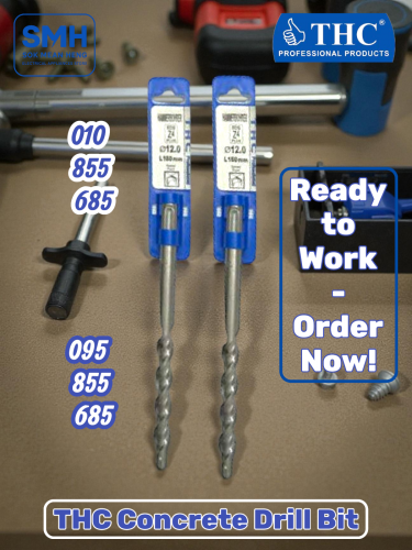 ផ្លែស្វាន.បេតុង THC Concrete Drill Bit