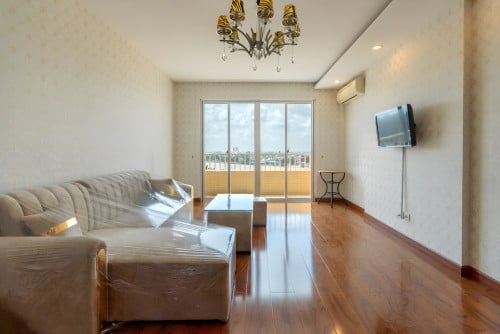 2BR Service Condo For Rent In Rose Condo- Diamond Island