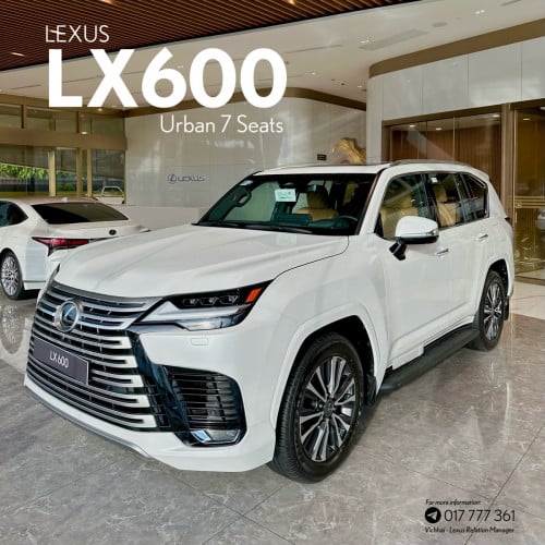 LX600 Urban ស្តុក1គ្រឿងចុងក្រោយ ឡានធានាចេញពីក្រុមហ៊ុន